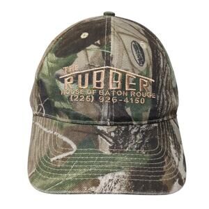 The Rubber House of Baton Rouge Baseball Cap Multicolor OS Adjustable Camouflage